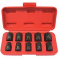 K-Tool International 3/8" Drive Socket Set, Metric, 10 pcs KTI-37100